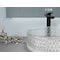 Anzzi Celeste Round Clear Glass Vessel Bathroom Sink with Faceted Pattern LS-AZ908 - alternate 5